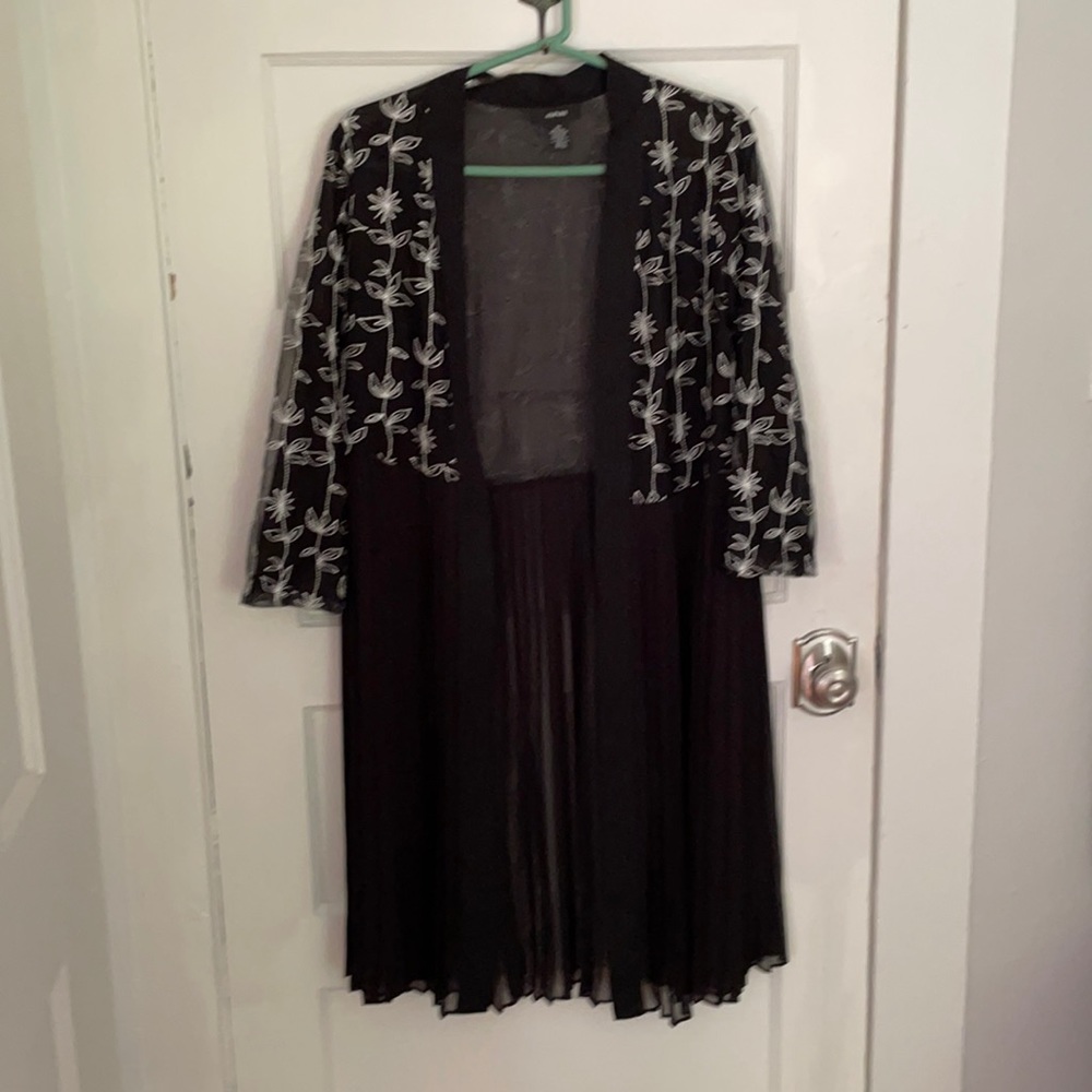 Alfani Open Duster/ Kimono, size XS,  Black